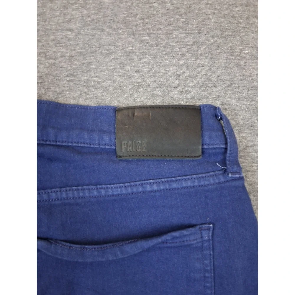 Paige Mens Jeans 34 Blue Federal Slim Straight Indigo Smart Casual Quiet Luxury